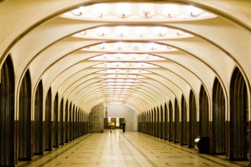 Mayakovskaya metro station, author: Éole, source: Flickr