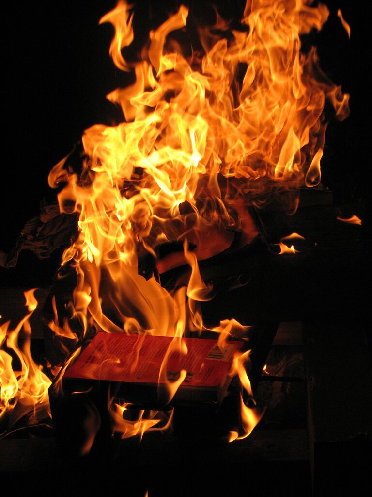 Book Burning, author: pcorreia, source: Flickr