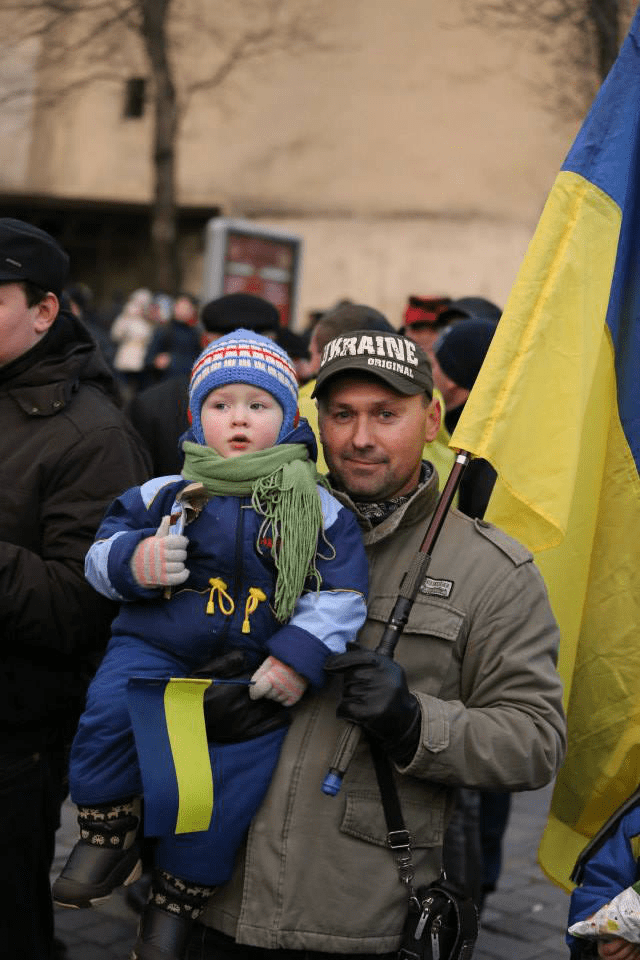 Euromaidan in Lviv, 1 December 2013, author: Yaroslav Tabinskyy, source: Facebook