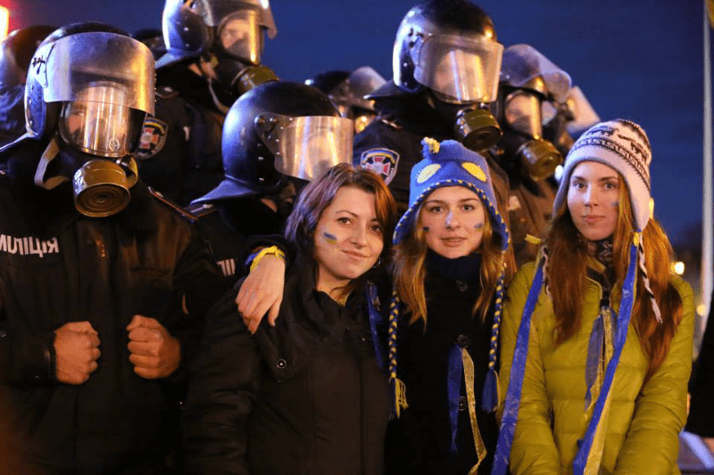 Euromaidan in Kyiv, 29 November 2013, author: Yaroslav Tabinskyy, source: Facebook