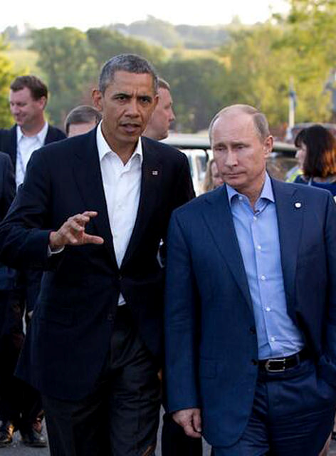 Barack Obama and Vladimir Putin Image Courtesy: Pete Souza, Released into the public domain | Wikimedia Commons via Flickr